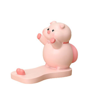 Cute Healing Phone Stand Cartoon Doll Couple Tablet Holder Office Desktop Decoration Stress Relief Creative Resin Stand