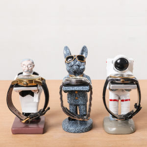 Creative Grandpa Astronaut Watch Stand Display Holder Home Storage Organizer Fashion Jewelry Accessories Display Stands