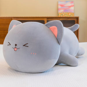 Cute Cat Pillow for Girls Sleeping Leg-Supporting Side Sleeping Long Pillow Bed Pillow Maternity Cushion