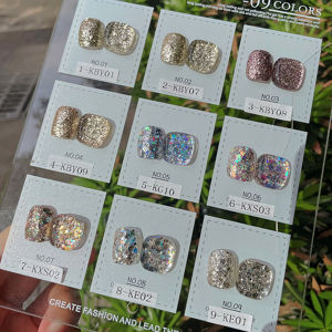 Flash South Korea Sequin Thickness Glitter Silver Champagne Big Sequin Platinum Sequin Laser Powder Nail Beauty Ornament