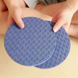 Yoga Knee Pads 2 Pack Yoga Knee Cushion Thick Exercise Pads for Knees Elbows Wrist Hands Head Foam Pilates Kneeling Pad