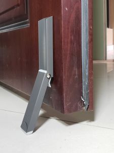 No-Drill Aluminum Alloy Door Stop Anti-Slip Magnetic Door Holder Foot Pedal Door Block Windproof Door Plug Baby Safety Door Card