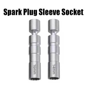14mm/16mm Magnetic Spark Plug Socket Wrench Universal Point Remover Wrench 3/8\" Drive Sockets