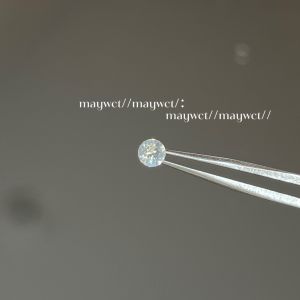 Maywct 4mm Mini  Colored round Diamond Medical Titanium Steel Flat Bottom Screw Flashing Ear Studs Versatile Titanium Steel