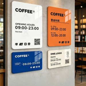 RUIKELAIXIANG | Creative Air Conditioning Prompt Door Decal Sign
