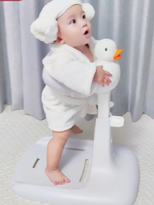 Baby Standing bath Shower 4 in1 Multi-Purpose Design Adjustable and Foldable Bath Stand with Anti-Slip Base for Ages 3 to 6-Safety Bathtime