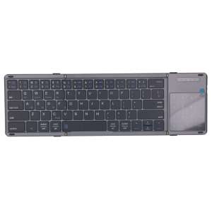 JITE | Foldable Wireless Keyboard Ultra Slim Touchpad Bluetooth Keyboard Rechargeable Folding Keyboard for Tablet Laptop