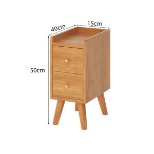 Narrow Mini Wooden Bedside Table