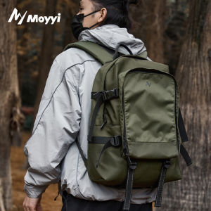 MOYYI Waterproof Travel Backpack Men 16" Laptop Compartment Multi Pockect Oxford Outdoor Back pack for Hiking Casual Office Travelling