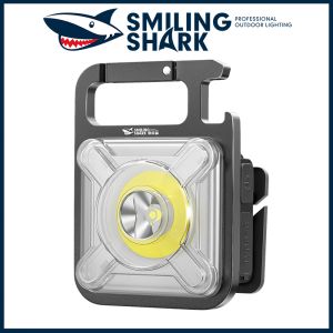 Smiling Shark TIP0011 Walking Dog Light Mini Portable Small Work Light Rechargeable Waterproof Key Chain Light for Camping Hiking Outdoors Walking Dog Car Repairing