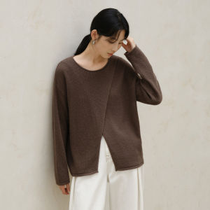 Yigue | Loose White Korean-style Sweater for Spring New Look