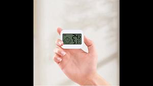 LED Thermometer Thermo-Hygrometer Multifunction Electronic Clock Temperature Humidity Meter Weather Station for Home With Alarm
