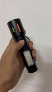 Zooming Flashlights 30W 6 mood LED RL-616 Strong Light Charging Flashlight Strong Light Rechargeable Super Bright LED Flashlight