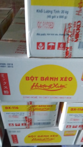 Bột bánh xèo bánh khọt HƯƠNG XƯA MIKKO 1 THÙNG 40 gói ( 500g/gói)