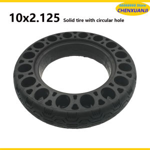 10 Inch 10x2.125 Solid Tyre Honeycomb Rubber Explosion-Proof Anti-Skid Solid Tire For Electric Scooter Tyre Parts