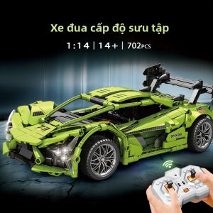 HUIQIBAO | Khối Xây Dựng Xe Đua Quà Tặng Khó Lắp Ráp