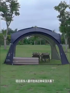 เต็นท์ กันน้ำ เต็นท์กลางแจ้ง เต็นท์แคมป์ปิ้ง PU3500 เต็นท์สนาม เต้นท์แคมปิ้ง โดมหลายคน นอน 10-12 คน 22ตารางเมตรเต็นท์ระบายอากาศขนาดใหญ่