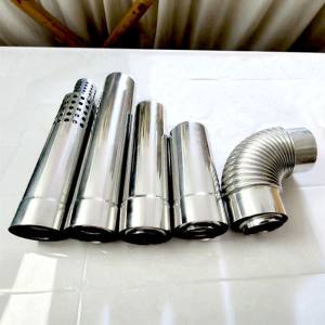 MALIJIA | Stainless Steel Double Layer Exhaust Pipe