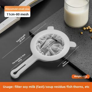 Ultra-Fine Mesh Filter for Baby Juice Maker Kitchen Strainer Sieve Separator Durable Nylon Material Plastic Handle