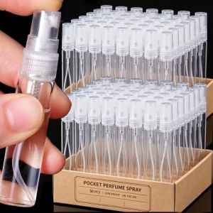 5ml 3ml 2ml Portable Transparent Spray Bottles Refillable Mini Perfume Bottle Travel Empty Transparent Liquid Dispensing Bottles