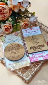 Engraved Customized Personalized Wooden Ref Magnet Fridge Decor