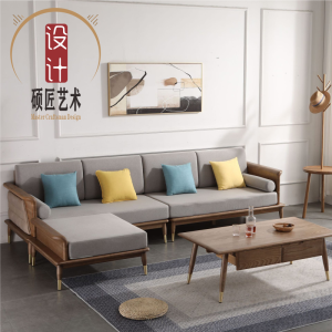 Sohu Designer Original Nordic Luxury White Ash Wood Solid Wood Minimalist Fashion Sofa Quality Luxury Type Sponge Filling