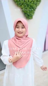 Hijab Anak Bergo Pet AZURA Jersey Premium Usia 8-12 Tahun Jiso By Viqast