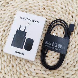 Samsung W25 Flip 5G 25W Super Fast Charger PD Usb Type C Adapter Cargador For SAMSUNG Galaxy S25 S24 Ultra Plus S23 FE A05S M54