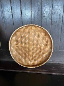 ตะแกรงตากปลา กระด้ง ร่อนข้าว ตากอาหาร สานแบบถี่ ระเอียด และห่าง ให้เลือก