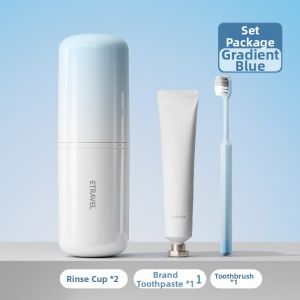 NAIFUNA | Portable Electric Toothbrush Set Wash Cup Travel Toiletry Organizer