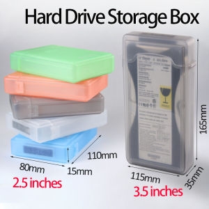 1PC 2.5 inch/3.5inch Dust Proof Plastic Storage Box IDE SATA HDD Hard Drive Disk Storage Case External Hard Drive Disk Protector