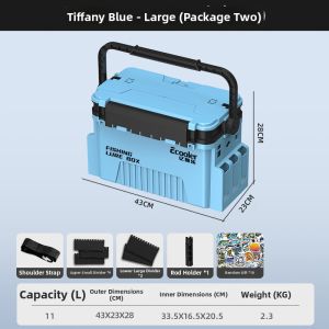 RIVER FISH | Multifunctional Portable Fishing Tackle Box