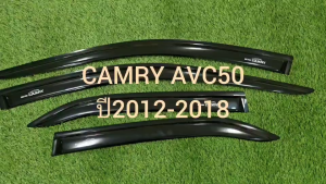 คิ้วกันสาด กันสาด กันสาดประตู ดำทึบ 4 ชิ้น โตโยต้า แคมรี่ Toyota Camry 2012 2013 2014 2015 2016 2017 2018 ใส่ร่วมกันได้
