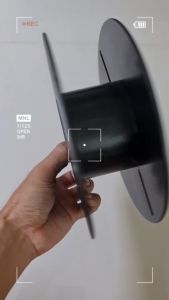 โรลม้วนพลาสติกลูกกลิ้งแกนพลาสติกใช้ม้วนสายไฟ ท่อน้ํา ท่อลม