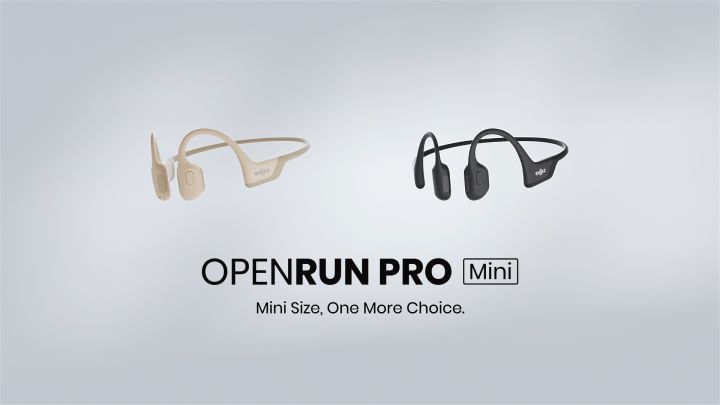 SHOKZ S810MN OpenRun Pro Mini - Open-Ear Bone Conduction Sports Headphones, Sweat Resistant Bluetooth Wireless Earphones for Workouts Running - 10H Playtime Secure Comfortable Fit - Noise Cancelling Mics