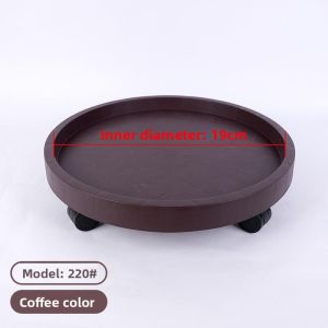 SINAIER | Rollable Plant Pot Stand with Thickened Base and Large Water Collection Tray