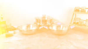 SUPRA New wok 28cm + steamer + tutup kaca professional stainless steel SUS304 pastel Pink handle impact bottom / wajan kukus