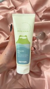 Tẩy Da Chết Trắng Da Giảm Mụn Đầu Đen Rau Má Pretty Skin Hàn Quốc The Purre Jeju Cica Peeling 150ml
