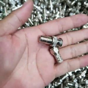 BNC Male To F Female Connector BNC DRAT SET TAIWAN Asli For CCTV Camera