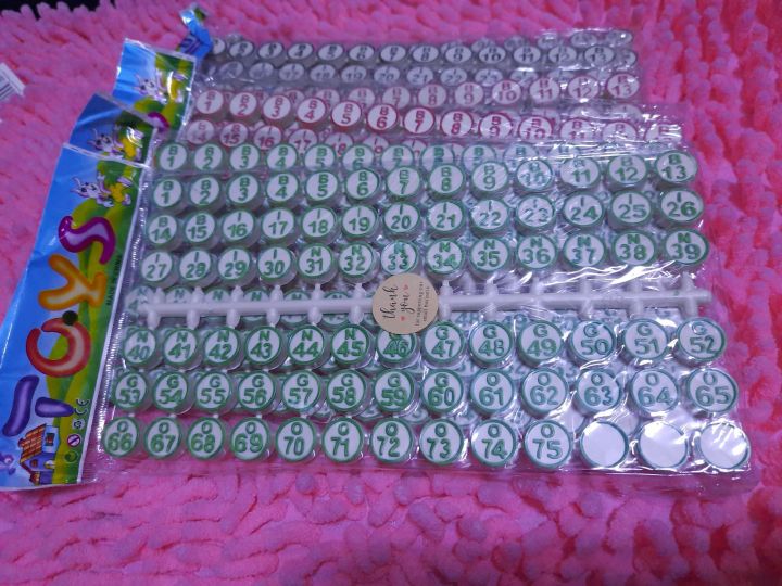 plastic bingo chips 1-75# 1pack | Lazada PH