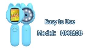 Outdoor Exploration Microscope for Kids Portable Digital Microscope with 2" IPS Screen Summer Camping Travel STEM Toy Age 5-12