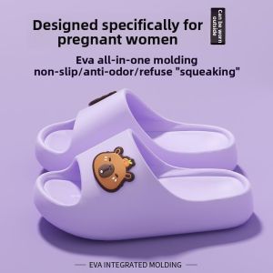 MONLEYTA | Maternity Home Slippers Womens Summer Outdoor Wear Anti-slip Deodorant EVA Comfortable Indoor Slippers For Pregnant Women