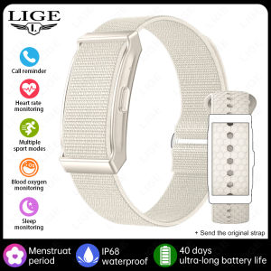 LIGE | LIGE No Screen Smart Bracelet Women Sports Heart Rate Health Monitor Mens Outdoors Fitness IP68 Smartwatch For Android IOS 2025