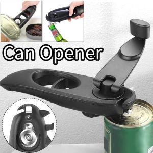 Portable Beer Wine Bottle Opener Multifunctional 8 in 1 Manual Kitchen Gadgets Cola Beverage Can Opener with Rotary Handle Tools