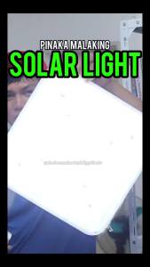 【Free shipping】4500W square solar ceiling light indoor solar light outdoor waterproof ip67 with solar panel for inside the house living room chandelier modern design outdoor lighting remote control tricolor adjustable or white light surport COD