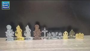 Mini Statue For Car Dashboard Gift Set Pooja items Decorative