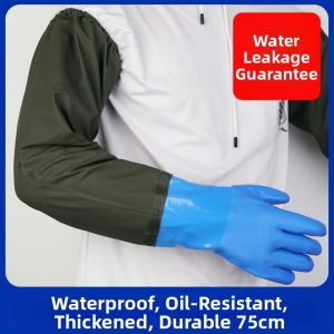 PATGEAR | Waterproof Durable Long Gloves for Fishing Rubber