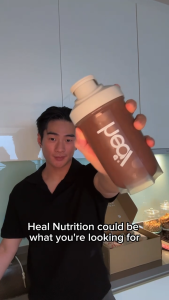 Heal Passionfruit Punch Whey Protein Shake Dairy Based Powder (3 Sachets) - HALAL