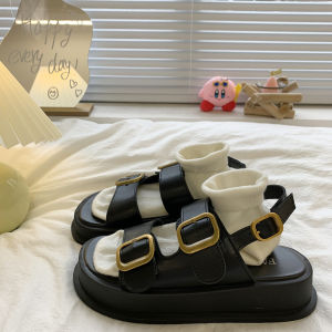 Giày Sandal Đế Dày Thường Ngày Cho Nữ Mùa Hè 2022 Giày Sandal La Mã Phong Cách Hàn Quốc Mũi Tựu Thoải Mái Giày Sandal Thời Trang