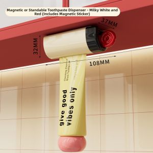 noooth | Magnetic Child-friendly Toothpaste Squeezer Bathroom Wall Mount